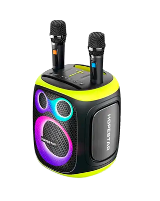 Акустическая беспроводная колонка Hopestar Party 130 + 2 Microphone