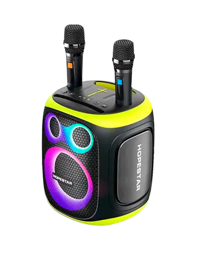 Акустическая беспроводная колонка Hopestar Party 130 + 2 Microphone