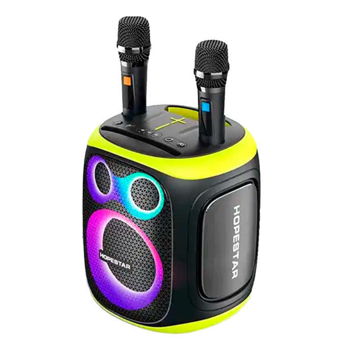 Акустическая беспроводная колонка Hopestar Party 130 + 2 Microphone