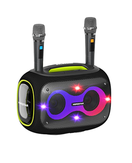 Акустическая беспроводная колонка Hopestar Party Box + 2 Microphone