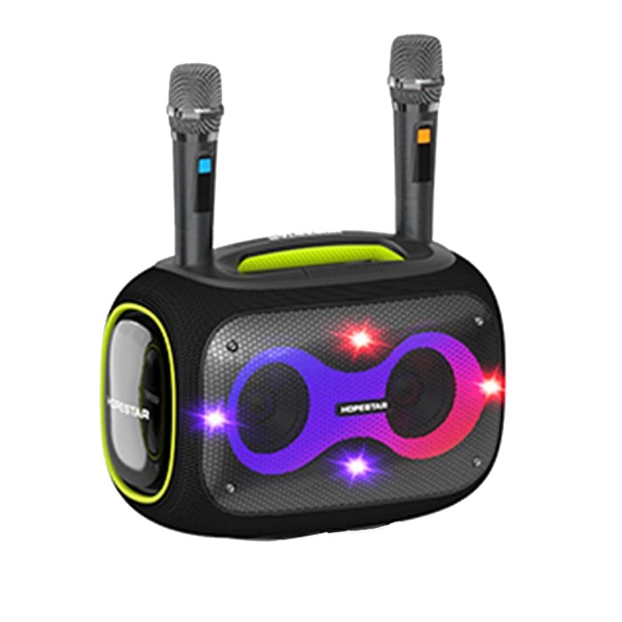 Акустическая беспроводная колонка Hopestar Party Box + 2 Microphone
