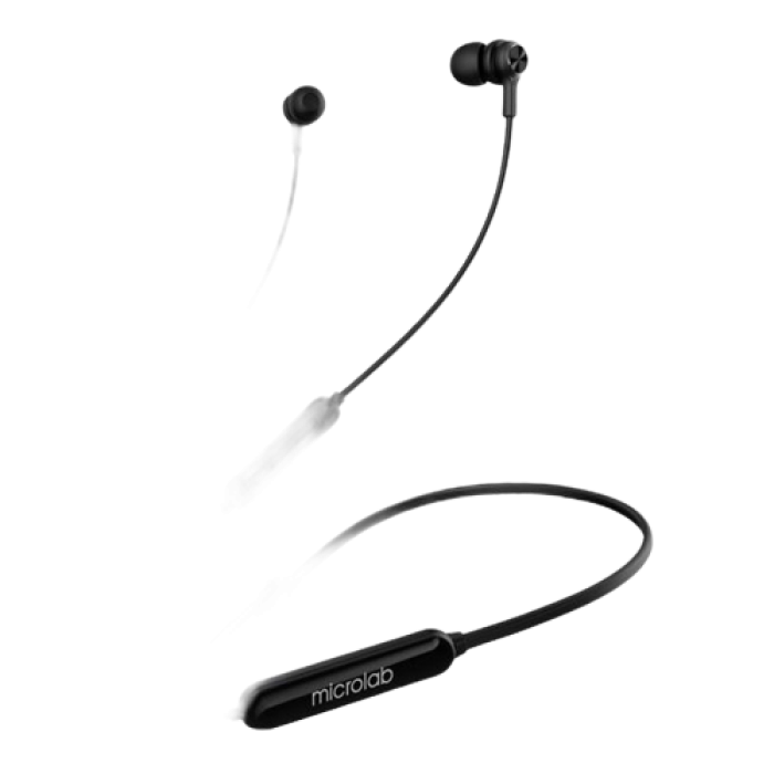 Наушники беспроводные Microlab Bolt 200 Bluetooth / Black