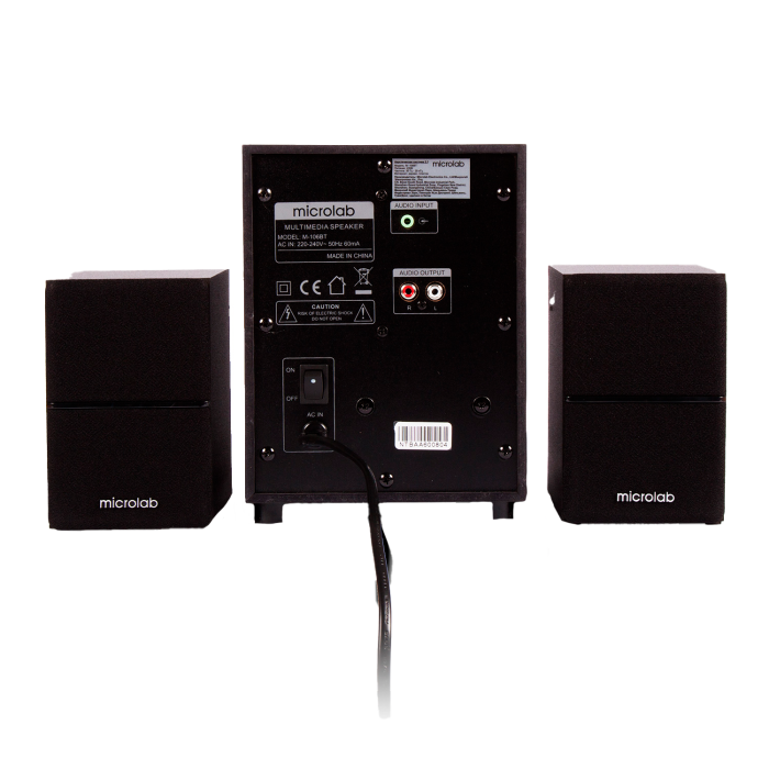 Акустическая система Microlab M-106BT / 2.1 / Bluetooth / Black