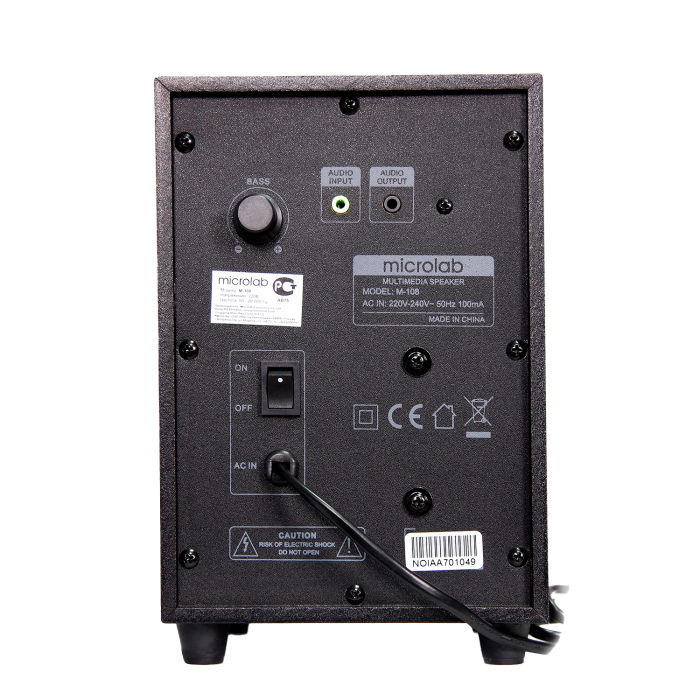 Акустическая система Microlab M-108 / 2.1 / Black