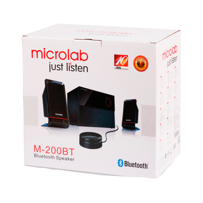 Акустическая система Microlab M-200BT / 2.1 / Bluetooth / Black