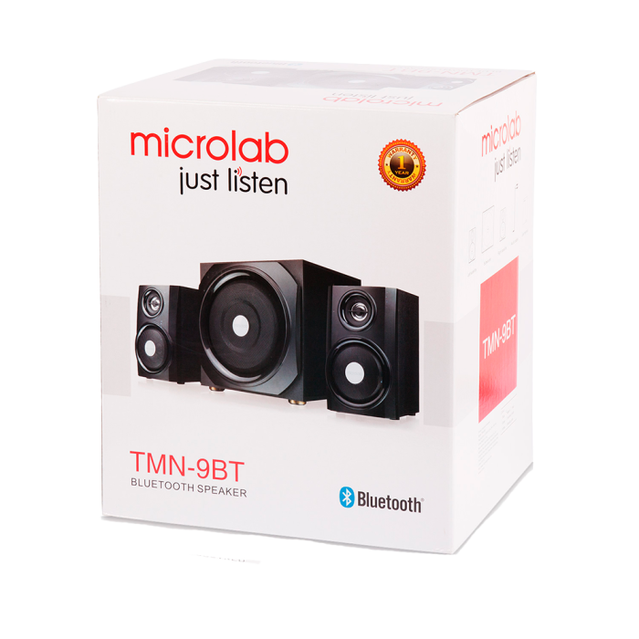 Акустическая система Microlab TMN-9BT / 2.1 / Bluetooth / Black