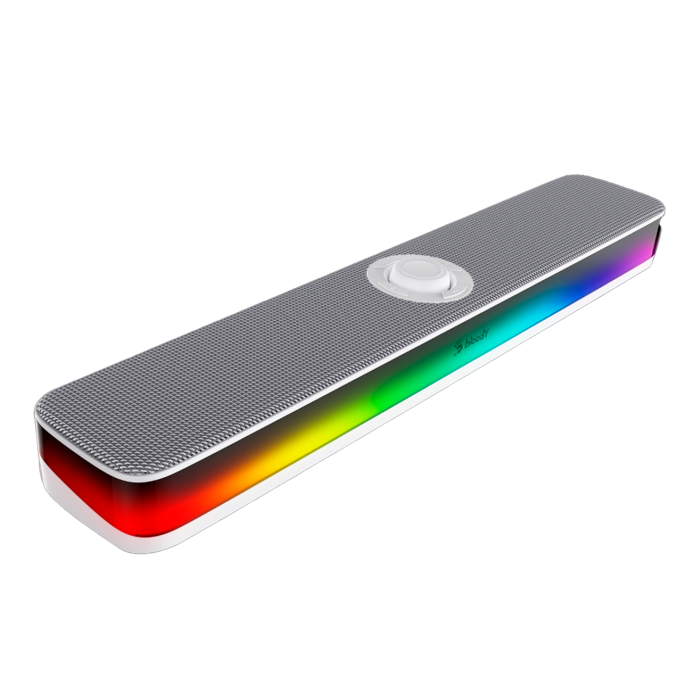 Акустическая система беспроводная Bloody S10 Bluetooth RGB / White