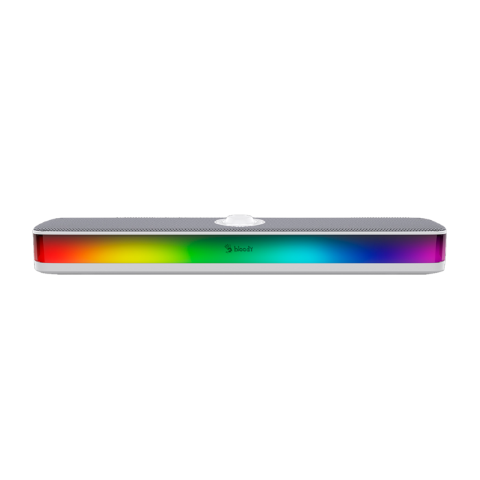 Акустическая система беспроводная Bloody S10 Bluetooth RGB / White
