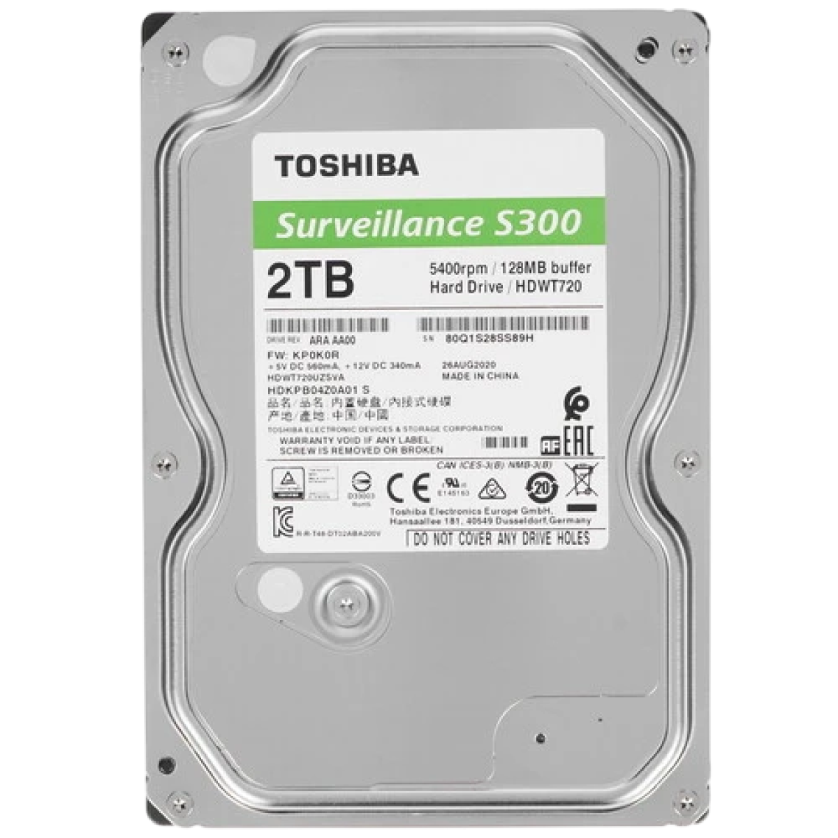 Жёсткий диск HDD TOSHIBA 2TB 