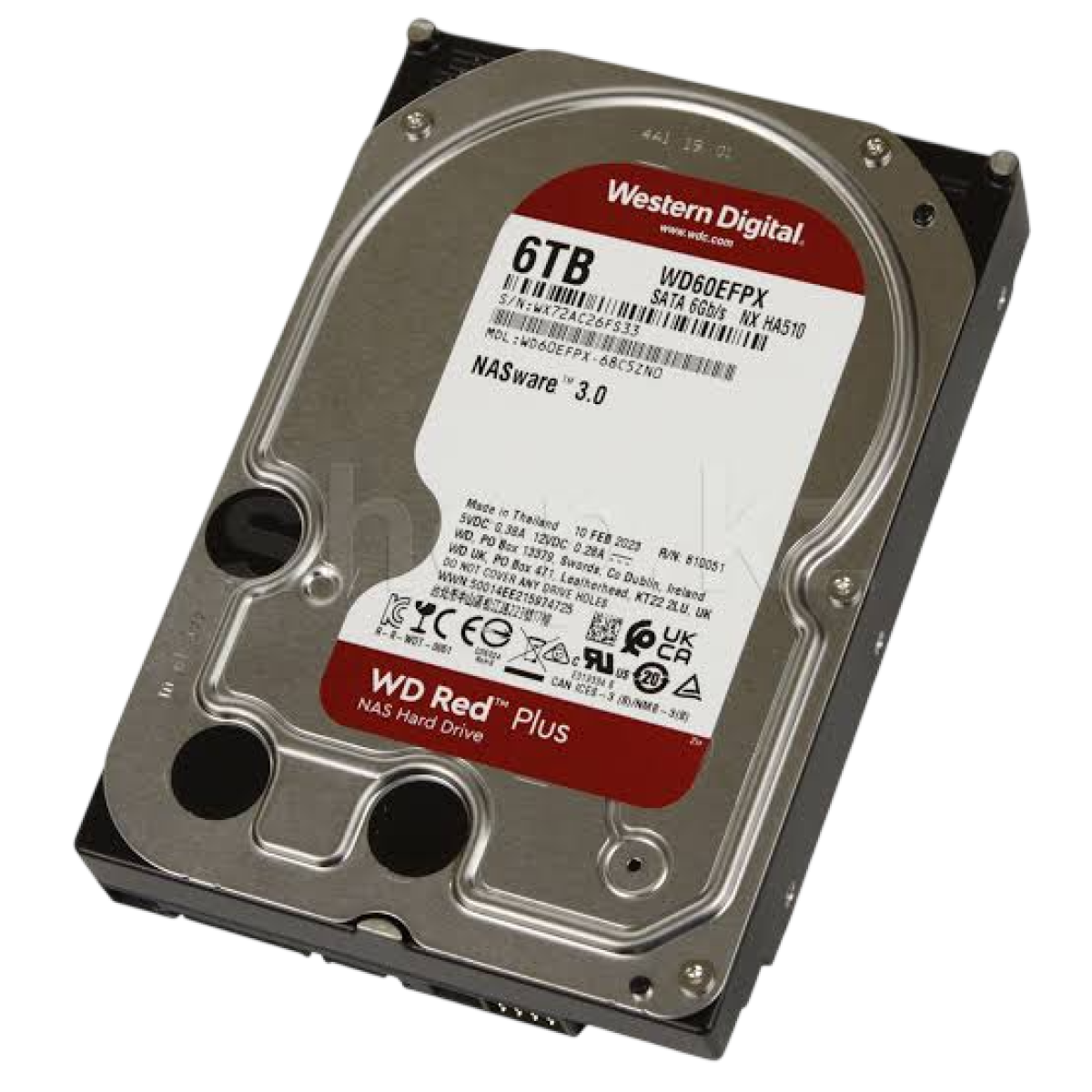 Жёсткий диск HDD Western Digital 6TB Red Plus