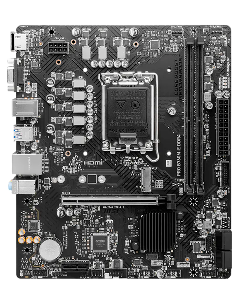 Материнская плата MSI Pro B760M-E DDR4
