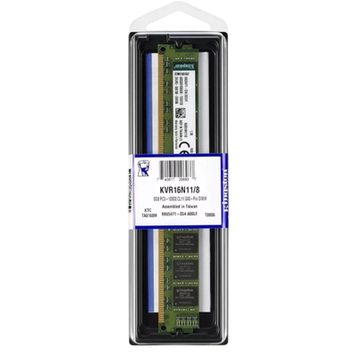 Оперативная память Kingston DDR3 8GB 1600Mhz / DIMM