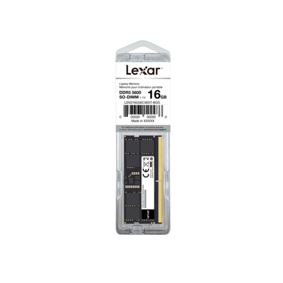 Оперативная память DDR5 Lexar 16GB 5600MHz / DIMM
