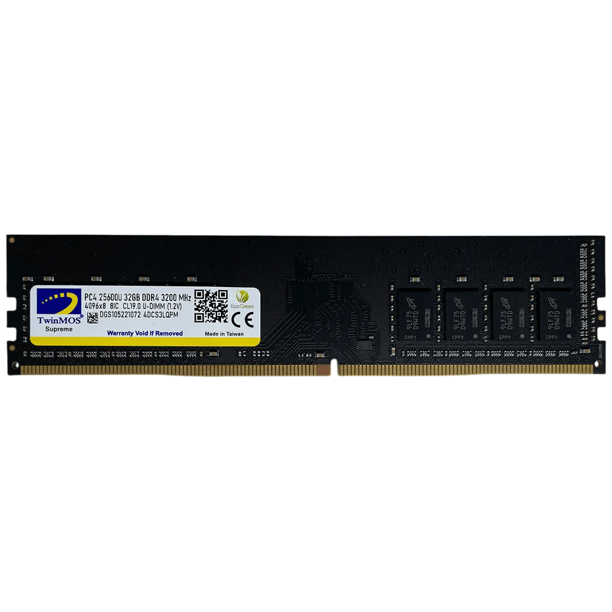 Оперативная память DDR4 TwinMOS 16GB 3200Mhz / U-DIMM