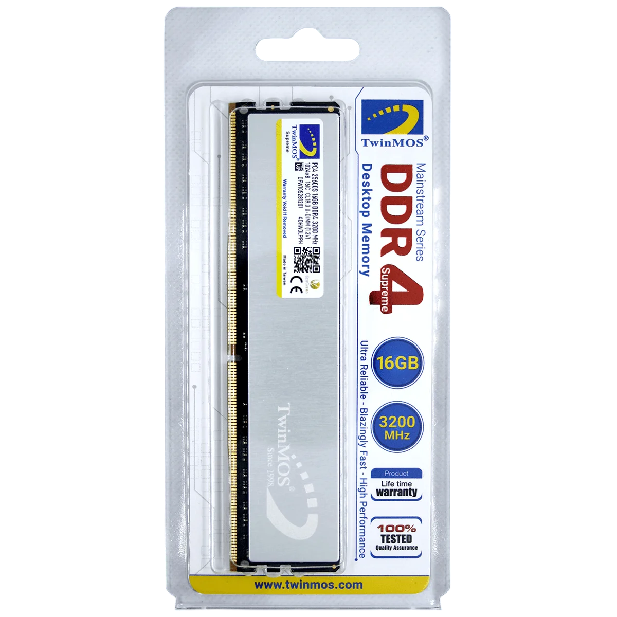 Оперативная память DDR4 TwinMOS 16GB 3200Mhz / U-DIMM