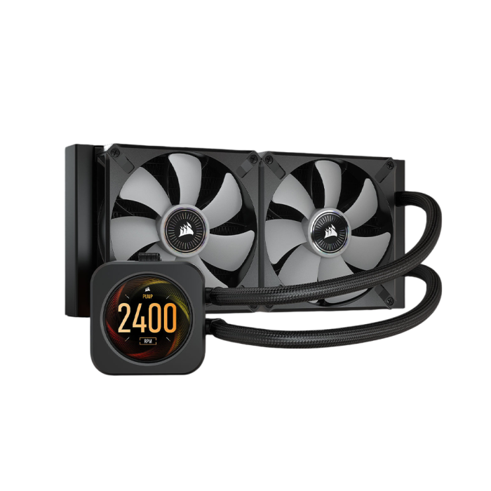 Система водяного охлаждения Corsair Icue H100i Elite LCD 240мм