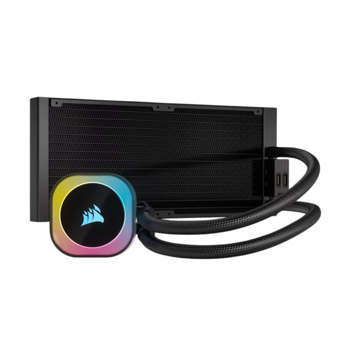 Система водяное охлаждения Corsair Icue H115i Link RGB / Black