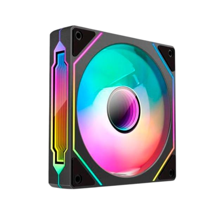 3 Кулер для кейса Huntkey GS120 A-RGB / Black