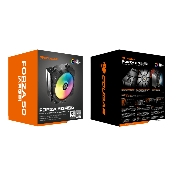 3 Кулер для процессора Cougar Forza 50 ARGB
