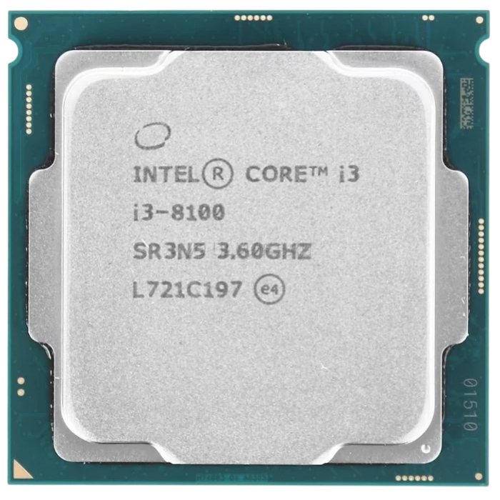 3 Процессор Intel Core i3-8100