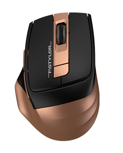 Мышь беспроводная A4Tech Fstyler FG35 / Bronze