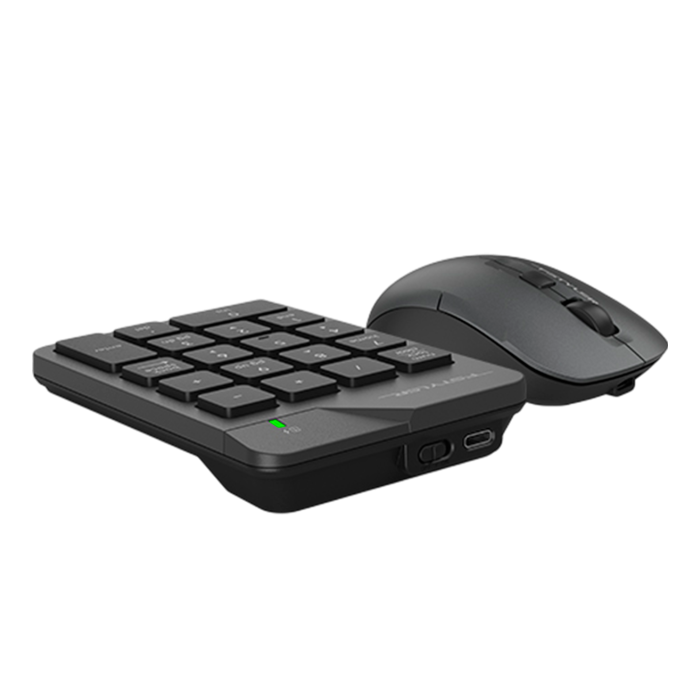 Numpad комплект беспроводной (цифровой блок+ мышь) A4Tech Fstyler FG1600C AIR / Grey