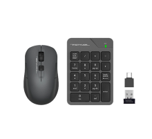 Numpad комплект беспроводной (цифровой блок+ мышь) A4Tech Fstyler FG1600C AIR / Grey