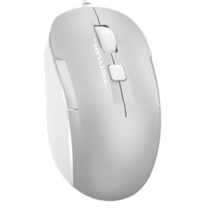Мышь проводная A4Tech Fstyler FM26 / Icy White