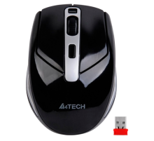 Мышь беспроводная A4Tech G11-590FX / Black+Silver