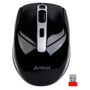 Мышь беспроводная A4Tech G11-590FX / Black+Silver Мышь беспроводная A4Tech G11-590FX / Black+Silver