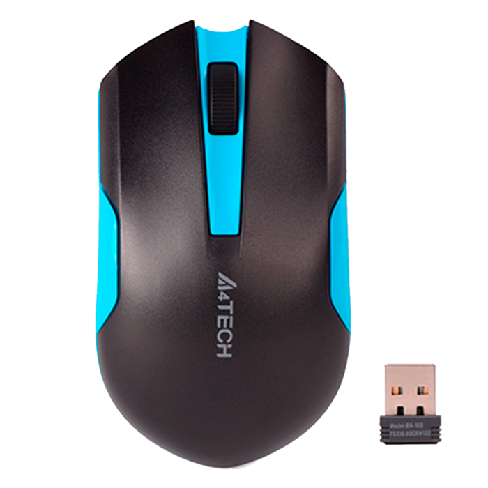 Мышь беспроводная A4Tech G3-200N / Black-Blue