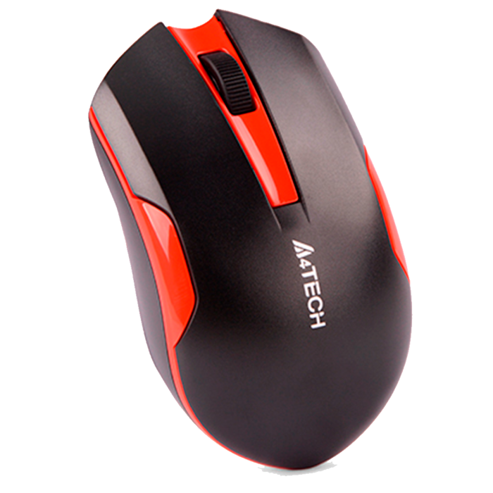 Мышь беспроводная A4Tech G3-200N / Black-Red