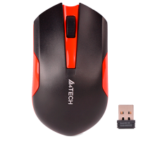 Мышь беспроводная A4Tech G3-200N / Black-Red