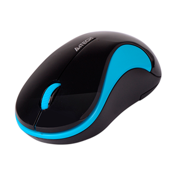 Мышь беспроводная A4Tech G3-270N / Black+Blue