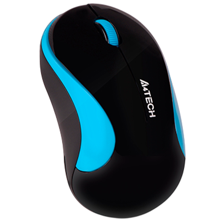 Мышь беспроводная A4Tech G3-270N / Black+Blue