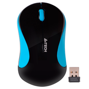 Мышь беспроводная A4Tech G3-270N / Black+Blue Мышь беспроводная A4Tech G3-270N / Black+Blue