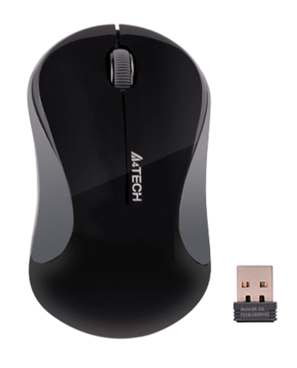 Мышь беспроводная A4Tech G3-270N / Black+Grey