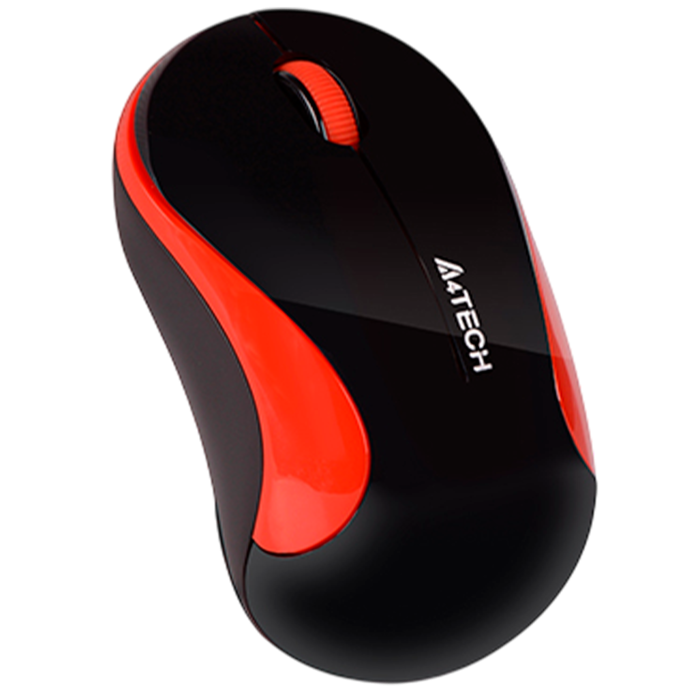 Мышь беспроводная A4Tech G3-270N / Black+Red