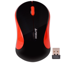 Мышь беспроводная A4Tech G3-270N / Black+Red