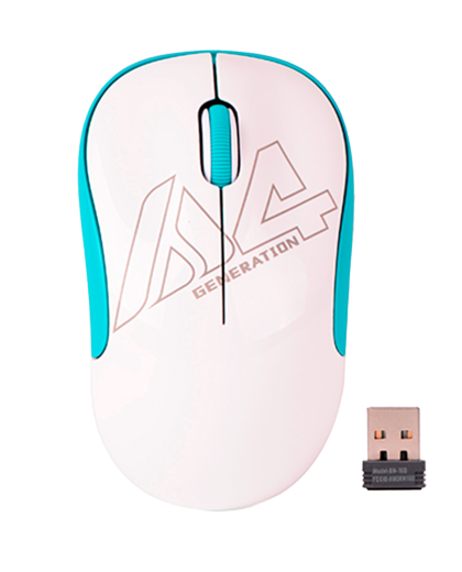 Мышь беспроводная A4Tech G3-300N / White-Blue