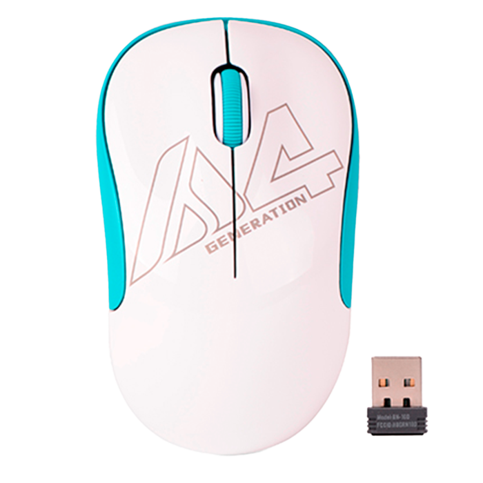 Мышь беспроводная A4Tech G3-300N / White-Blue