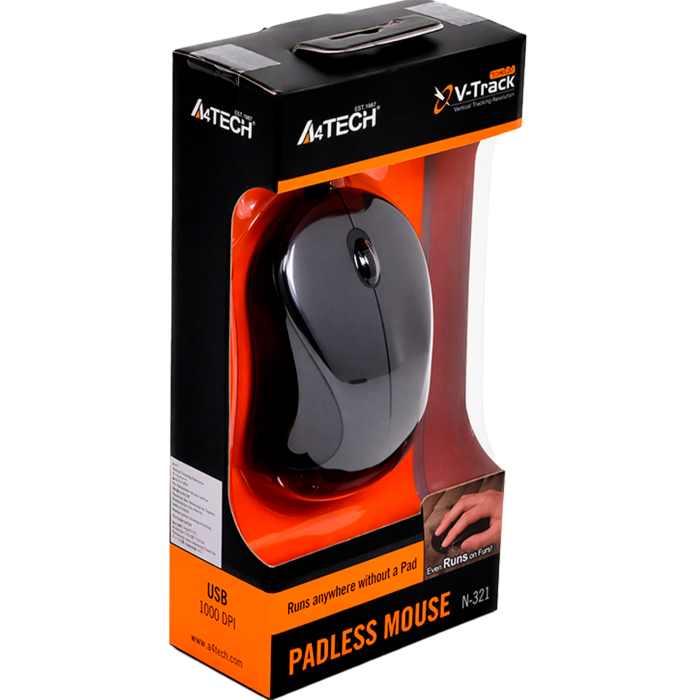 Мышь проводная A4Tech N-320 / Black