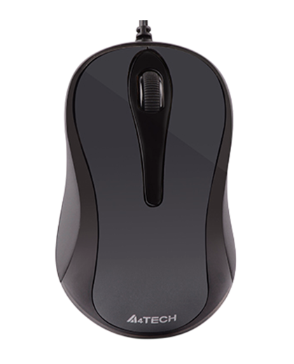 Мышь проводная A4Tech N-350 / Glossy Grey