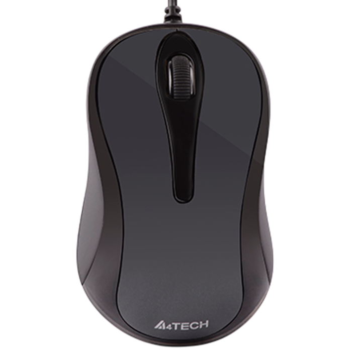Мышь проводная A4Tech N-350 / Glossy Grey