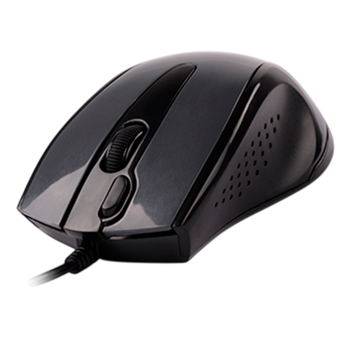 Мышь проводная A4Tech N-500F / Glossy Grey