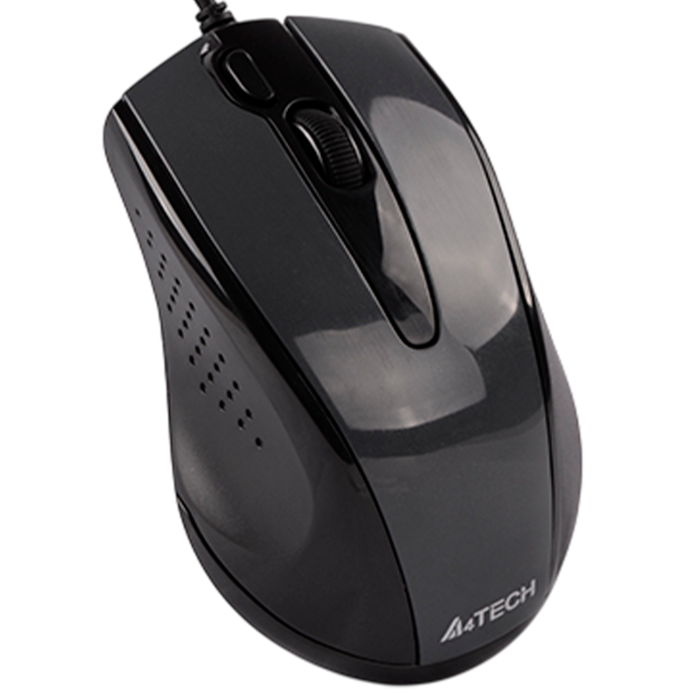 Мышь проводная A4Tech N-500F / Glossy Grey