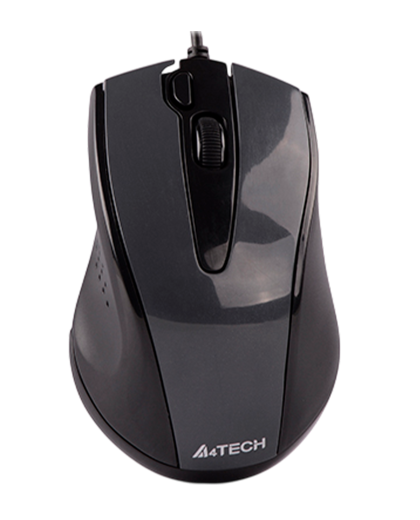 Мышь проводная A4Tech N-500F / Glossy Grey