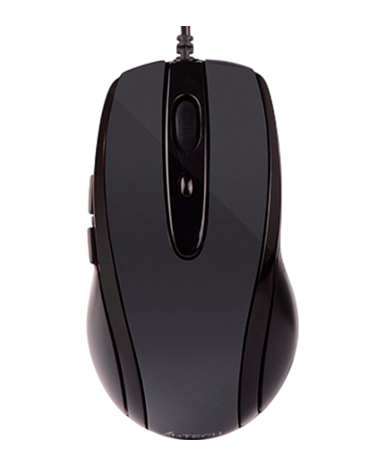 Мышь проводная A4Tech N-708X / Glossy Grey