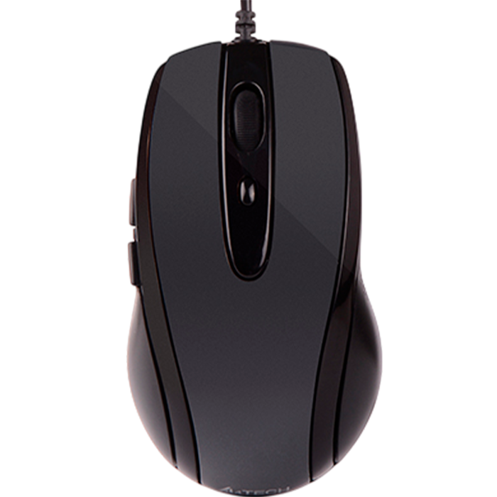 Мышь проводная A4Tech N-708X / Glossy Grey