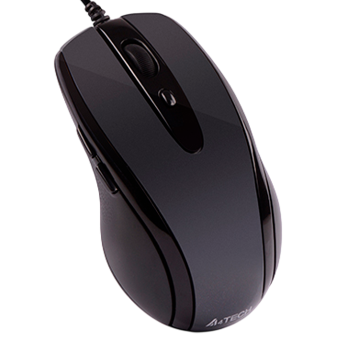 Мышь проводная A4Tech N-708X / Glossy Grey